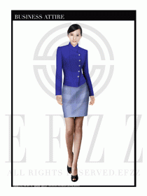 女時尚OL職業(yè)裝設(shè)計圖1035
