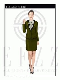 女時尚OL職業(yè)裝設(shè)計(jì)圖1032