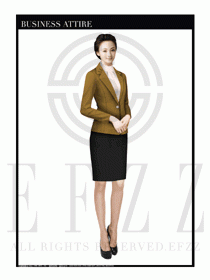 女時尚OL職業(yè)裝設(shè)計(jì)圖1051