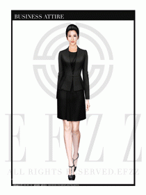 女時尚OL職業(yè)裝設計圖1078
