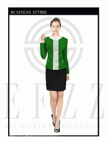 女時(shí)尚OL職業(yè)裝設(shè)計(jì)圖1047