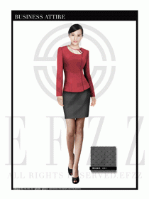 女時(shí)尚OL職業(yè)裝設(shè)計(jì)圖1071