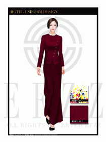 酒店中餐廳迎賓制服設(shè)計(jì)圖750