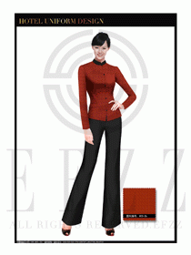 酒店中餐服務(wù)員制服設(shè)計1671