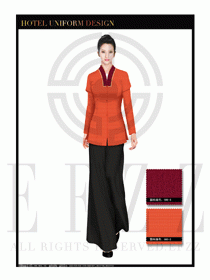 酒店中餐服務(wù)員制服設(shè)計(jì)1674