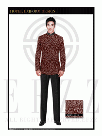 酒店中餐服務(wù)員制服設(shè)計(jì)1676