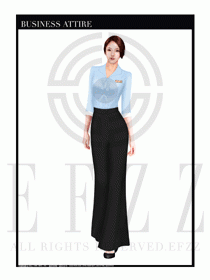 酒店西餐服務(wù)員制服設(shè)計1045