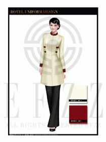 酒店西餐服務(wù)員制服設(shè)計(jì)1057