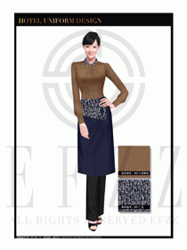 酒店西餐服務(wù)員制服設(shè)計1059