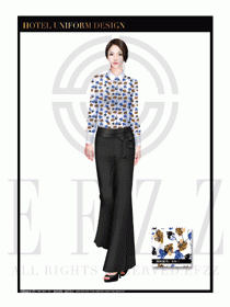 酒店西餐服務(wù)員制服設(shè)計1058