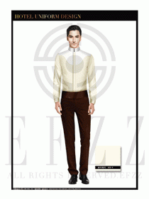酒店西餐服務(wù)員制服設(shè)計1063