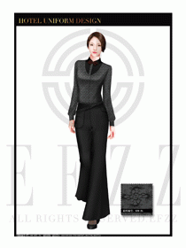 酒店西餐服務(wù)員制服設(shè)計(jì)1068