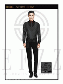 酒店西餐服務(wù)員制服設(shè)計(jì)1065