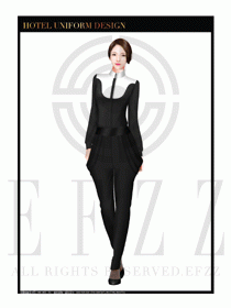 酒店西餐服務(wù)員制服設(shè)計(jì)1073