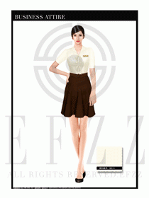 酒店西餐服務(wù)員制服設(shè)計1075