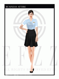 酒店西餐服務(wù)員制服設(shè)計(jì)1076