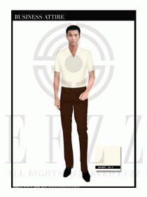 酒店西餐服務(wù)員制服設(shè)計(jì)1078