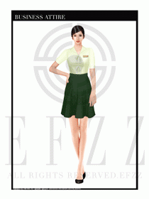 酒店西餐服務(wù)員制服設(shè)計1077