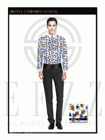 酒店西餐服務(wù)員制服設(shè)計1087