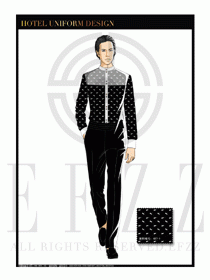 酒店西餐服務(wù)員制服設(shè)計(jì)1092