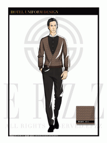 酒店西餐服務(wù)員制服設(shè)計(jì)1103