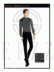 酒店西餐服務(wù)員制服設(shè)計(jì)1108