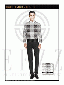 酒店西餐服務(wù)員制服設(shè)計1121