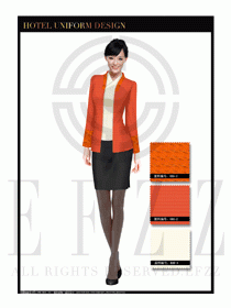 酒店總臺(tái)大堂服務(wù)員制服設(shè)計(jì)圖873