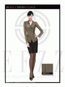 酒店總臺(tái)大堂服務(wù)員制服設(shè)計(jì)圖878