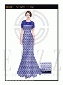 水療SPA咨客迎賓制服設(shè)計(jì)圖376