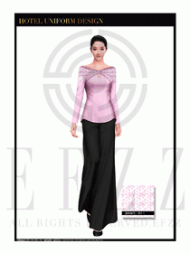 水療SPA咨客迎賓制服設計圖388
