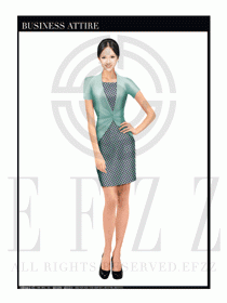 時尚OL女職業(yè)夏裝設(shè)計圖456