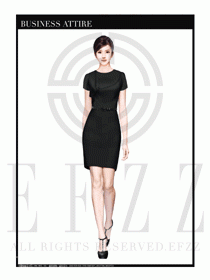 時尚OL女職業(yè)夏裝設計圖458