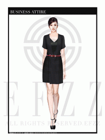 時尚OL女職業(yè)夏裝設(shè)計(jì)圖465