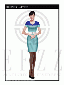 時尚OL女職業(yè)夏裝設計圖472