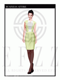 時尚OL女職業(yè)夏裝設(shè)計(jì)圖477
