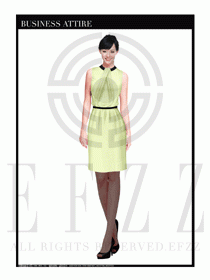 時尚OL女職業(yè)夏裝設(shè)計圖475