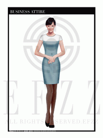 時尚OL女職業(yè)夏裝設(shè)計圖473