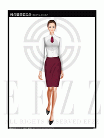 女時尚職業(yè)裝長袖襯衫設(shè)計圖161