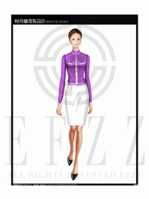 女時(shí)尚職業(yè)裝長(zhǎng)袖襯衫設(shè)計(jì)圖166