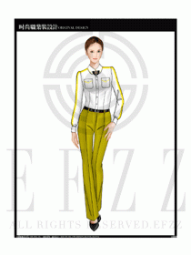 女時尚職業(yè)裝長袖襯衫設(shè)計圖209