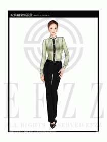 女時(shí)尚職業(yè)裝長(zhǎng)袖襯衫設(shè)計(jì)圖225