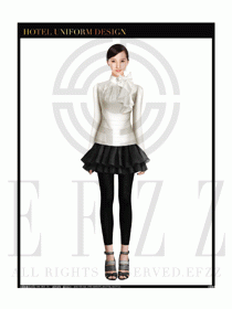 女時(shí)尚職業(yè)裝長袖襯衫設(shè)計(jì)圖239