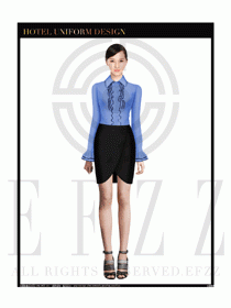 女時(shí)尚職業(yè)裝長(zhǎng)袖襯衫設(shè)計(jì)圖242