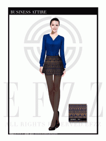 女時尚職業(yè)裝長袖襯衫設(shè)計圖250