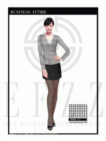 女時(shí)尚職業(yè)裝長袖襯衫設(shè)計(jì)圖251