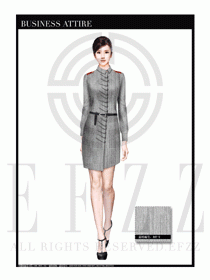 女時(shí)尚職業(yè)裝長袖襯衫設(shè)計(jì)圖256