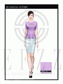 時尚OL女職業(yè)裝夏裝設計圖487