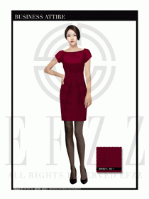 時尚OL女職業(yè)裝夏裝設(shè)計圖491