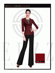 SPA會所服務(wù)生制服設(shè)計圖475